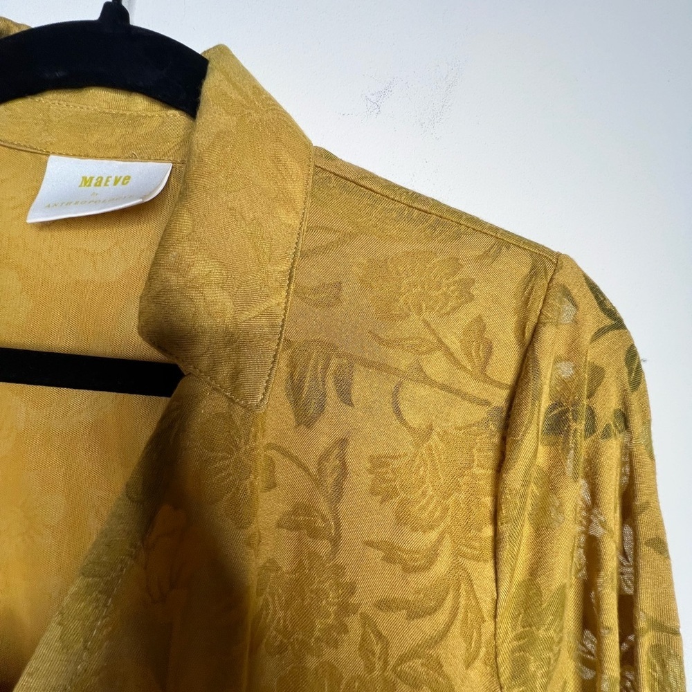 Anthropologie Maeve Lydia Wrap Top Small - Picture 8 of 13